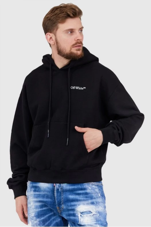 OFF-WHITE Czarna bluza...