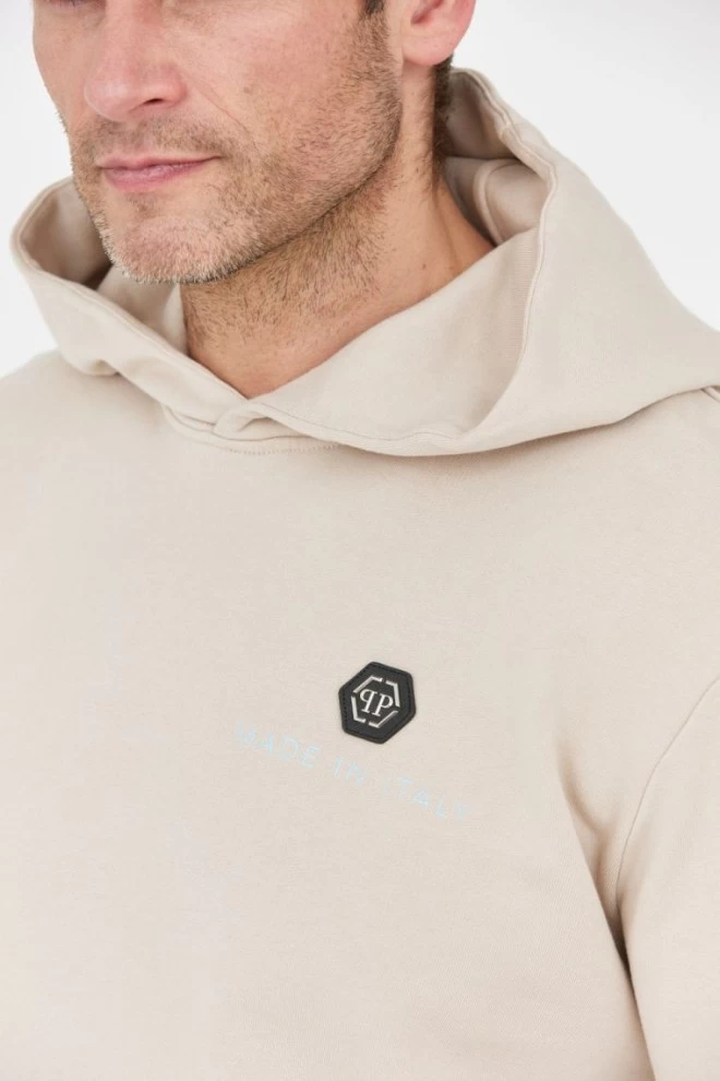 PHILIPP PLEIN Бежеве шестикутне худі