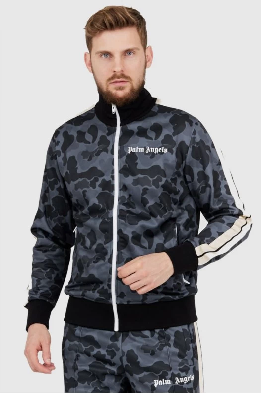 PALM ANGELS Grey men's moro...