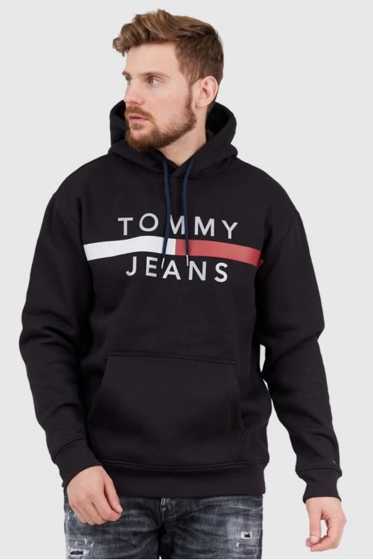TOMMY JEANS Czarna bluza...