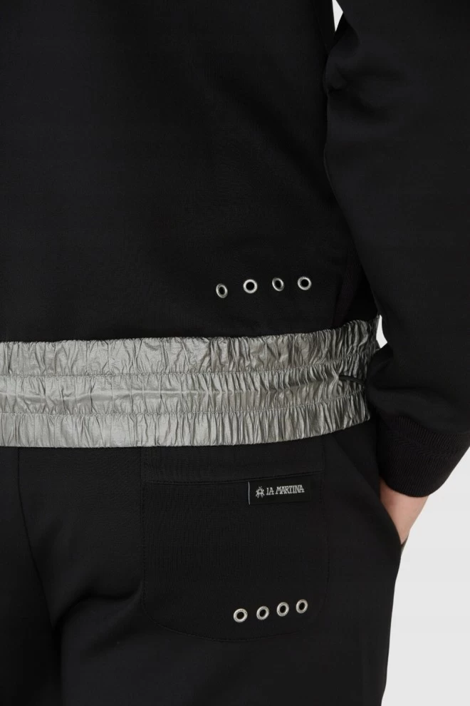 LA MARTINA Чоловіче худі Чорне чоловіче худі