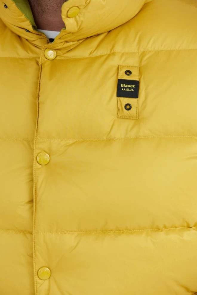 BLAUER Yellow men's Sebastian down sleeveless jacket