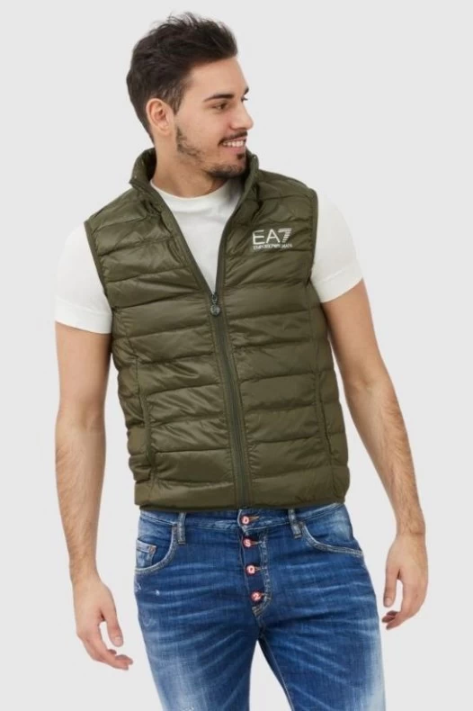 EA7 Green men's sleeveless...