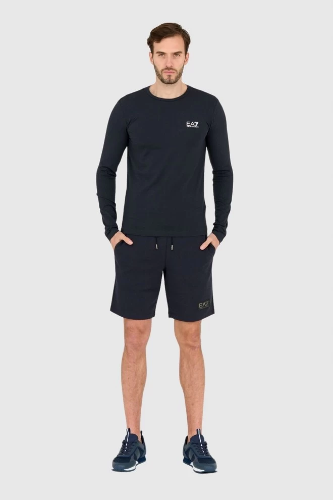 EA7 Men's navy blue longsleeve
