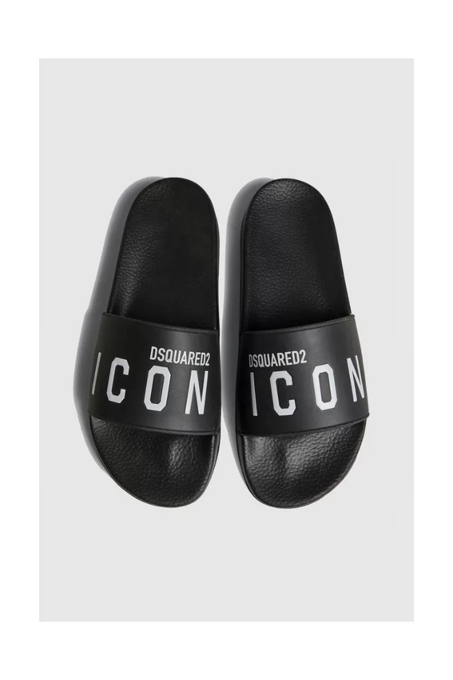 DSQUARED2 Czarne klapki męskie icon