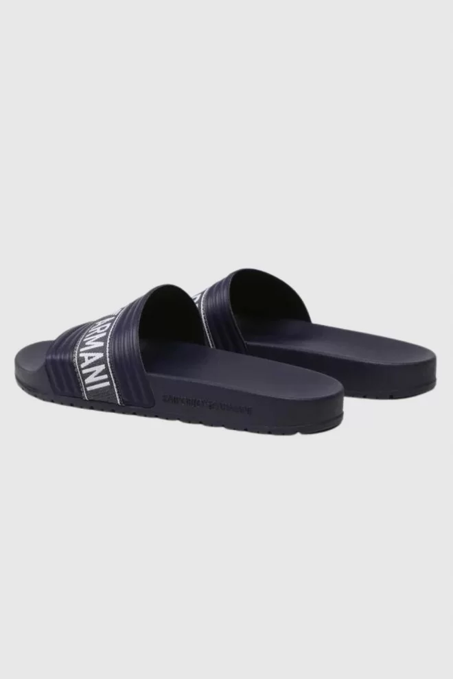 EMPORIO ARMANI Чоловічі темно-сині шльопанці