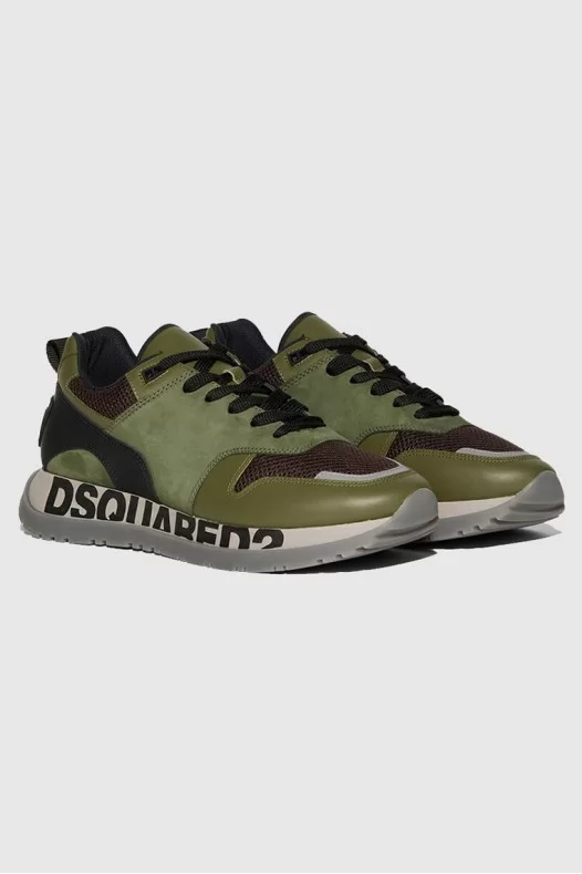 DSQUARED2 Green sneakers...