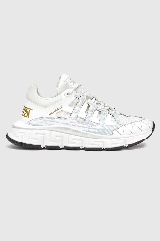 VERSACE White women's Trigreca sneakers