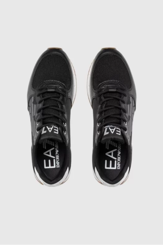 EA7 Black sneakers with...