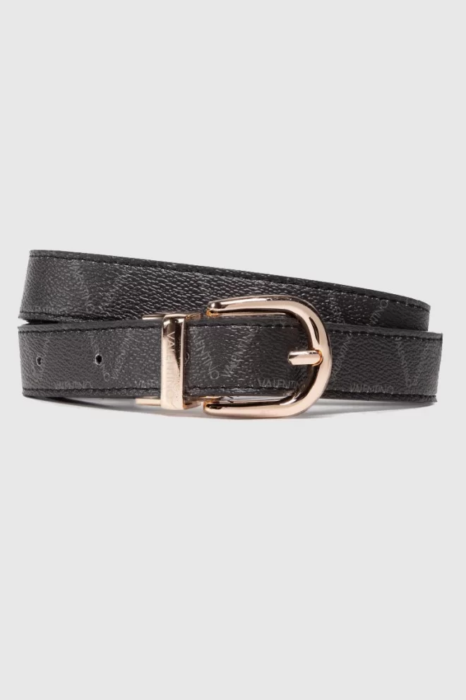 VALENTINO Black Two-Sided Women's Belt