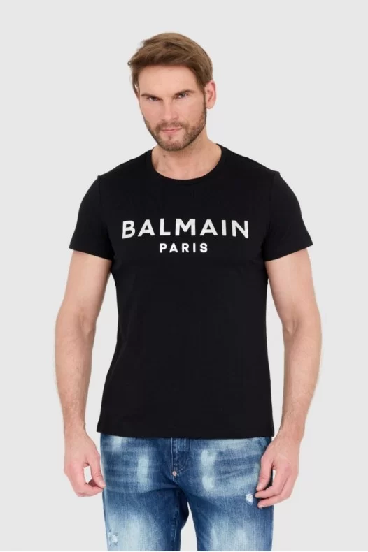 BALMAIN Czarny t-shirt...