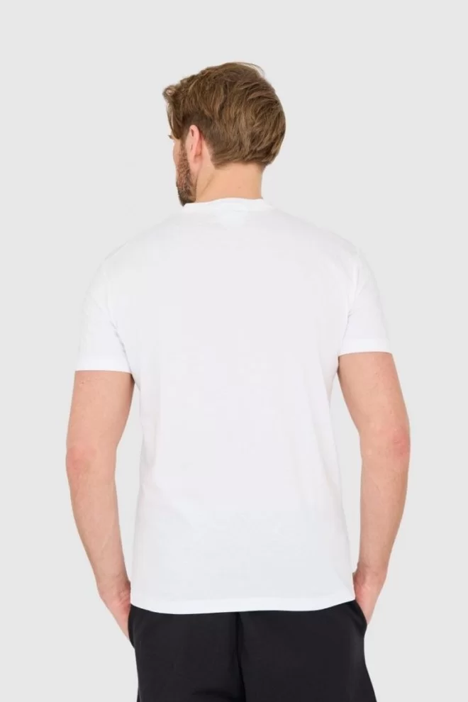 DSQUARED2 White cotton t-shirt with large logo