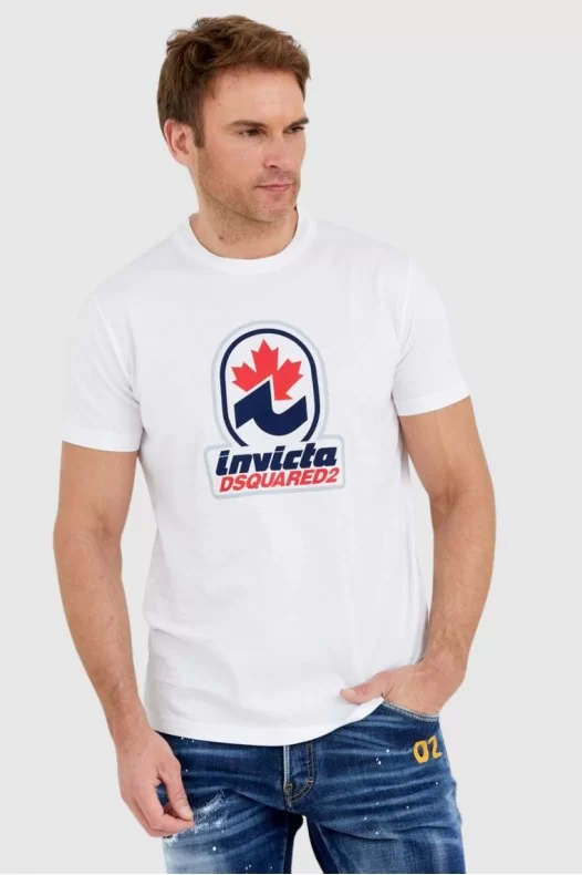 DSQUARED2 Biały t-shirt...