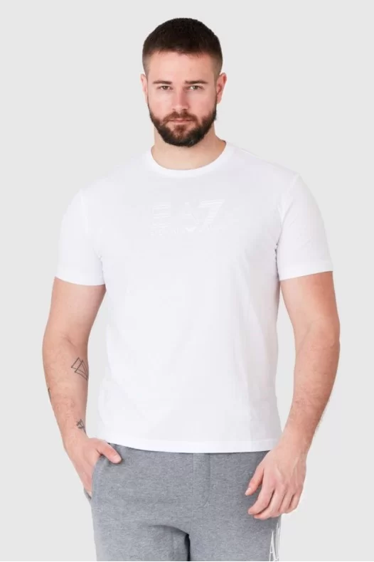 EA7 White men's t-shirt...