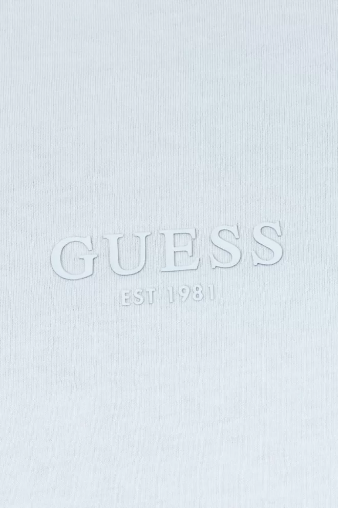 Чоловіча футболка GUESS Синя з аплікацією логотипу