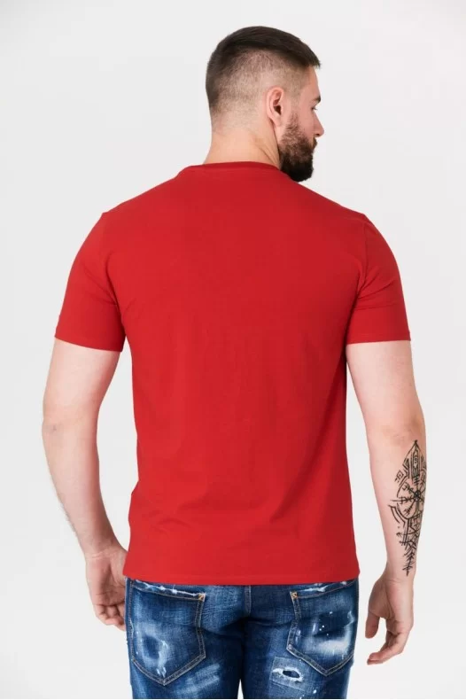 GUESS Czerwony t-shirt...