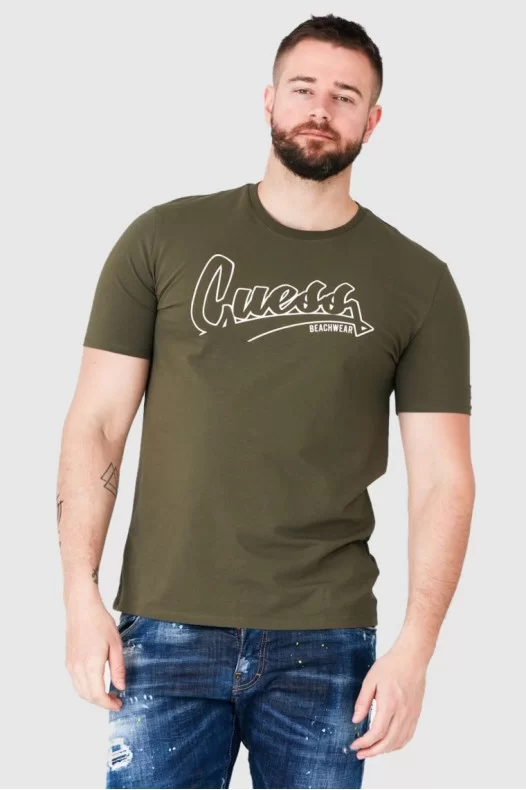 GUESS Olive beachwear men's...