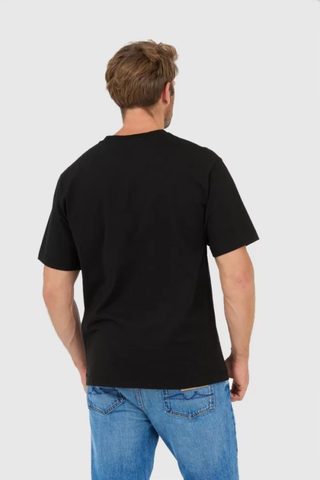 KENZO Black men's t-shirt with red print