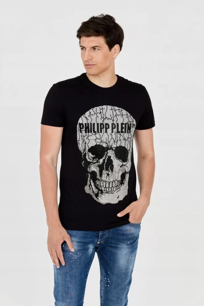 Футболка PHILIPP PLEIN чорна з черепом