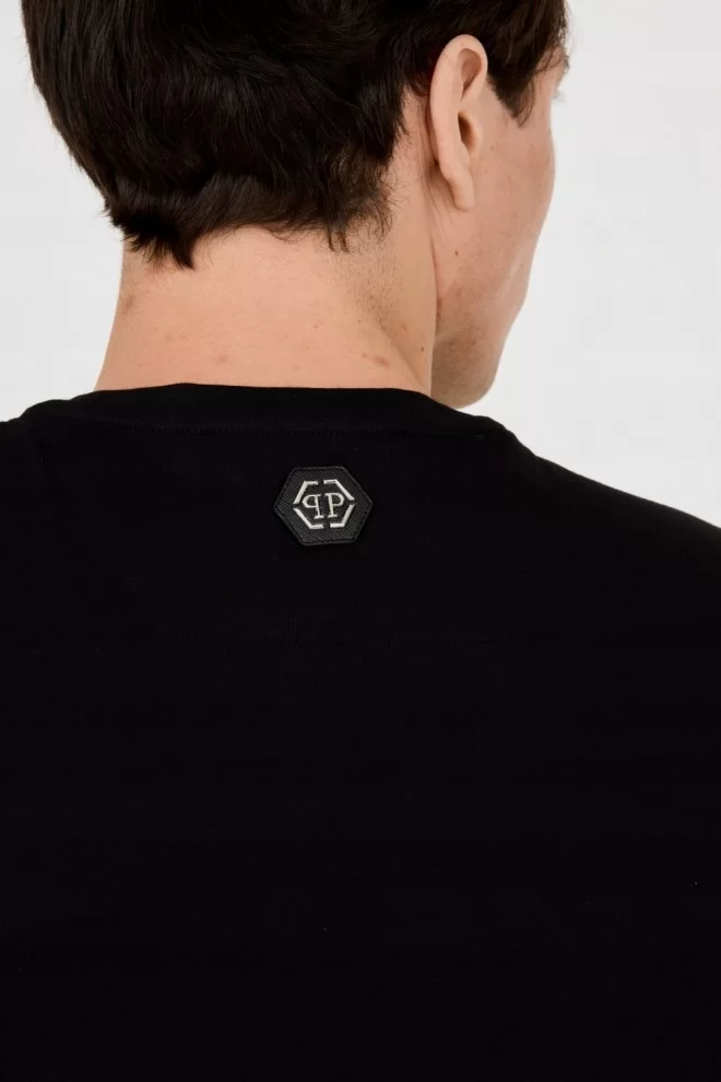 Футболка PHILIPP PLEIN чорна з черепом