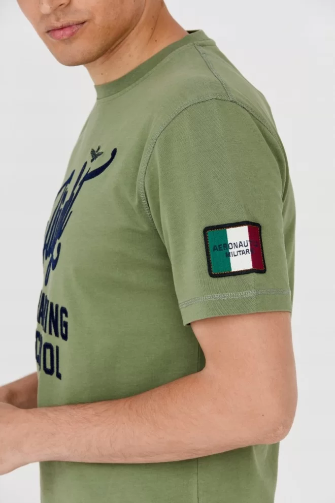 AERONAUTICA MILITARE Green men's t-shirt