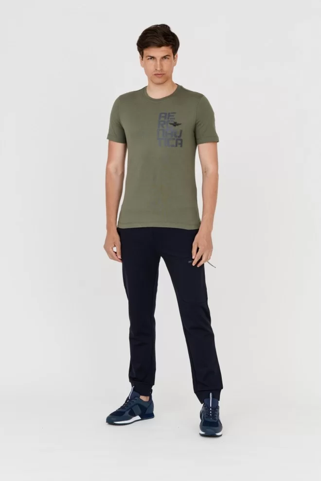 AERONAUTICA MILITARE Green men's t-shirt
