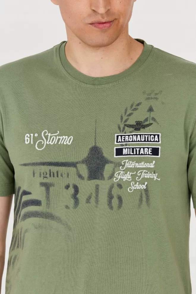 AERONAUTICA MILITARE Green men's t-shirt