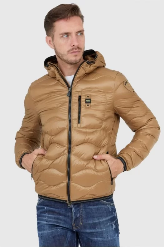 BLAUER Brown men's down...