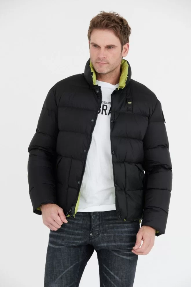 BLAUER Black men's down jacket FLETCHER