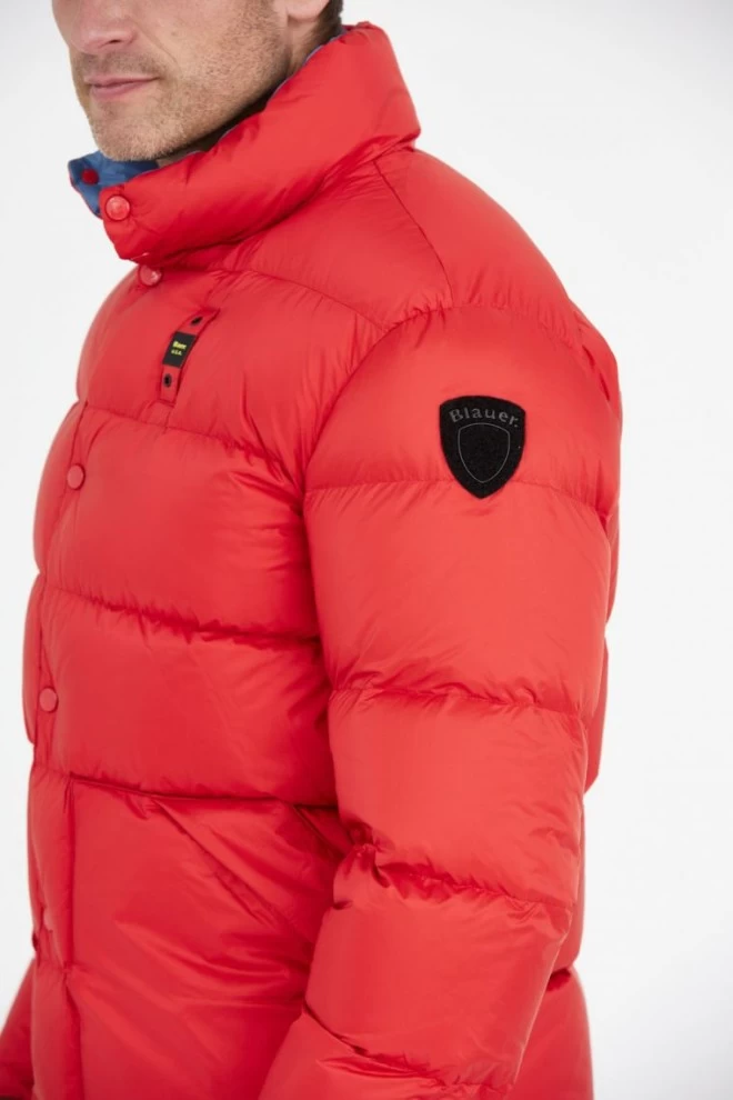 Чоловічий червоний пуховик BLAUER FLETCHER