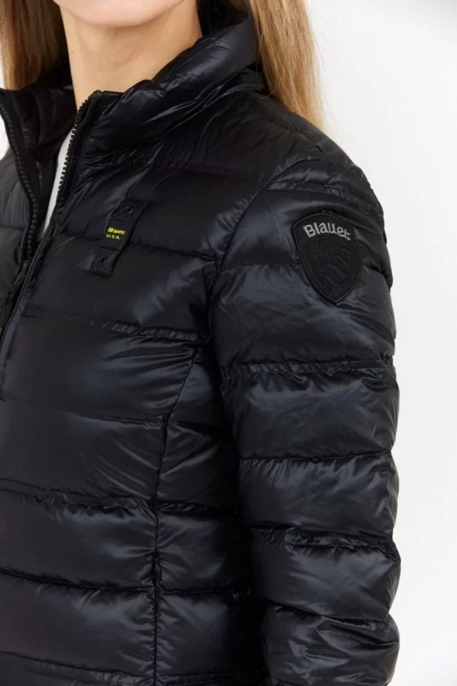 BLAUER Black women's down jacket Lillie