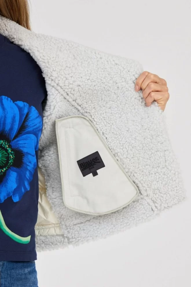 Жіноча дублянка BLAUER з стьобаними рукавами