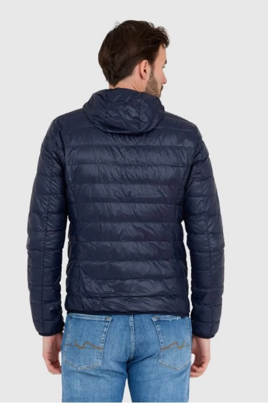 EA7 Down jacket navy blue