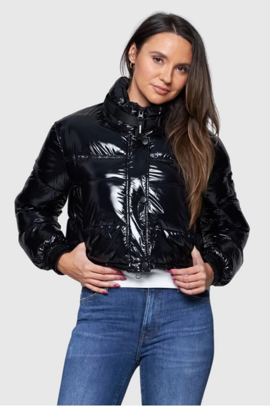 Жіночий блискучий короткий...