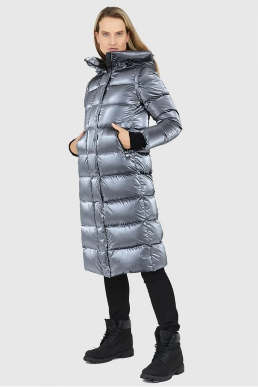 HETREGO Silver down coat...