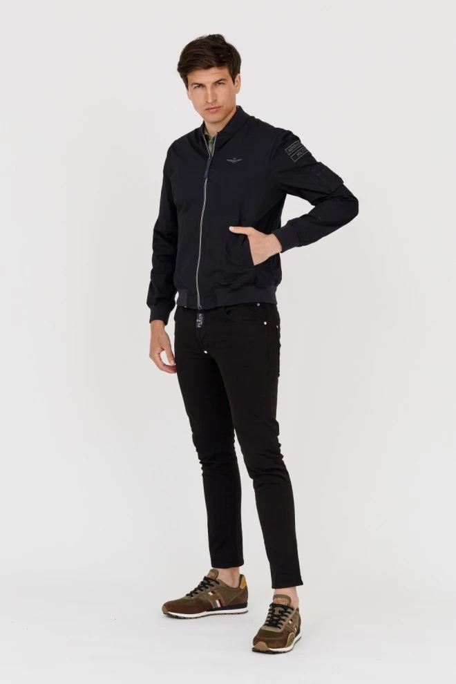 AERONAUTICA MILITARE Czarna bomberka