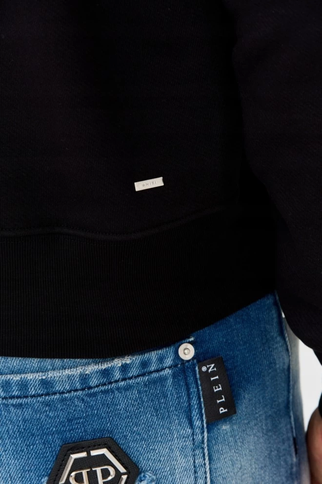 AMIRI Czarna bluza męska z kapturem