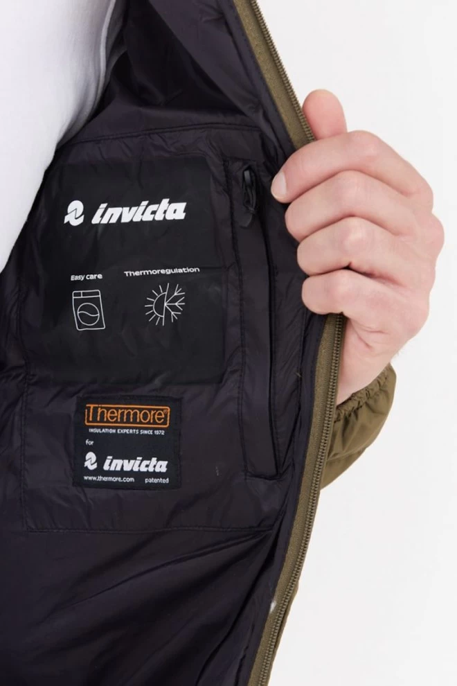 INVICTA Зелений пуховик з капюшоном