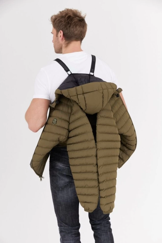 INVICTA Зелений пуховик з капюшоном