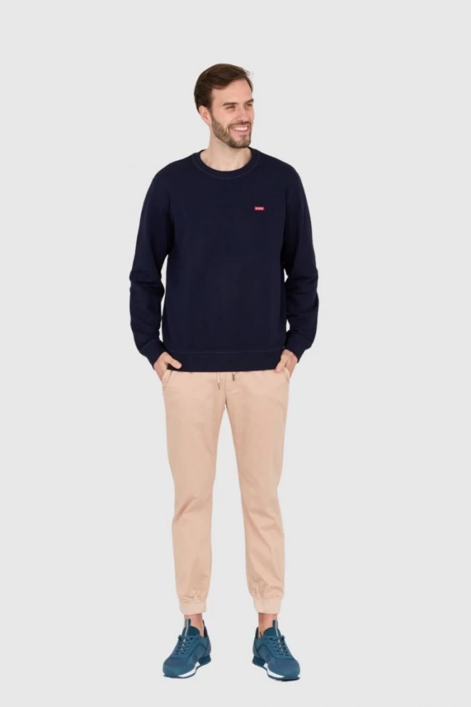 GUESS Navy blue regular fit sweatshirt