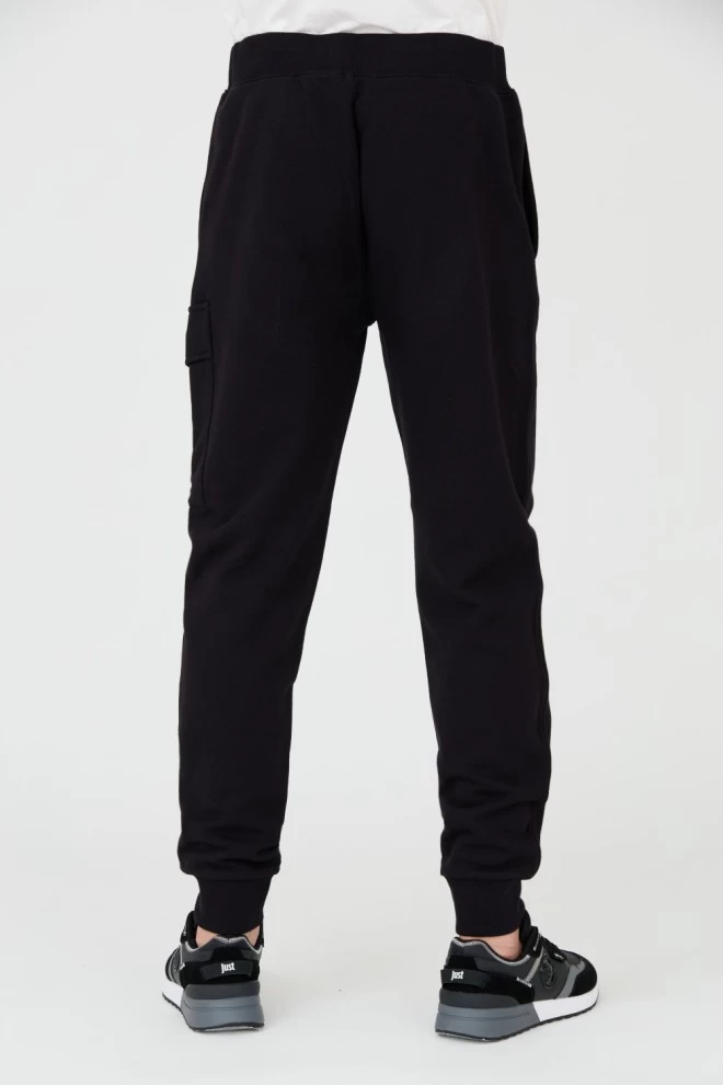 C.P. COMPANY Black Cargo Sweatpants Pant