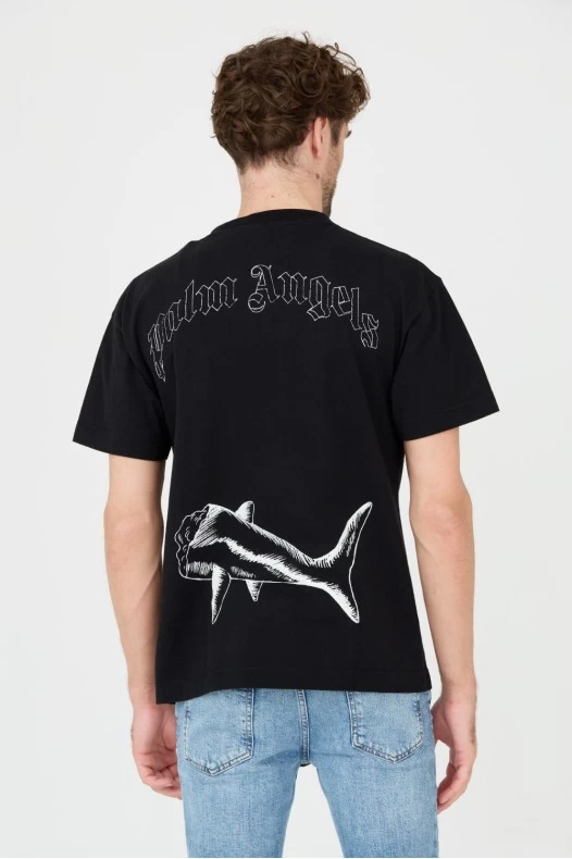 PALM ANGELS Czarny t-shirt...