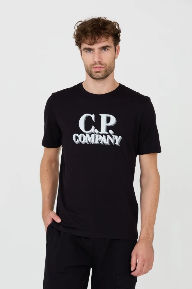 Футболка з коротким рукавом C.P. COMPANY чорна