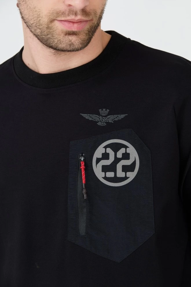 AERONAUTICA MILITARE Black sweatshirt