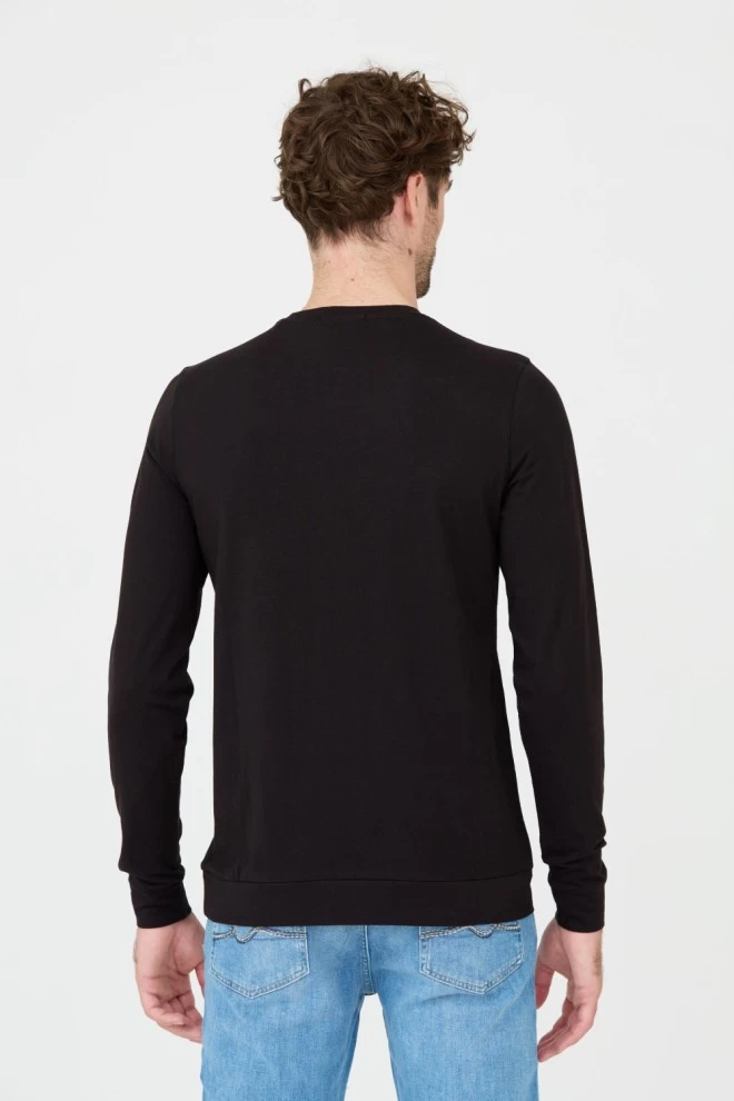 AERONAUTICA MILITARE Czarny longsleeve