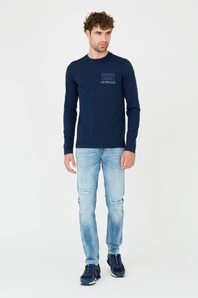 AERONAUTICA MILITARE Navy blue longsleeve