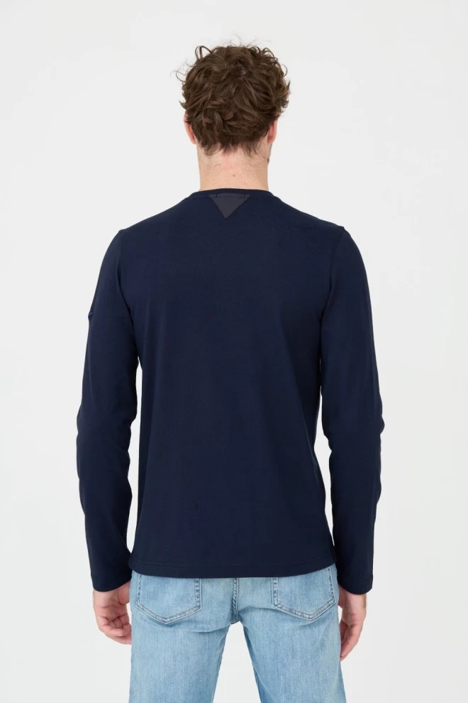 AERONAUTICA MILITARE Granatowy longsleeve