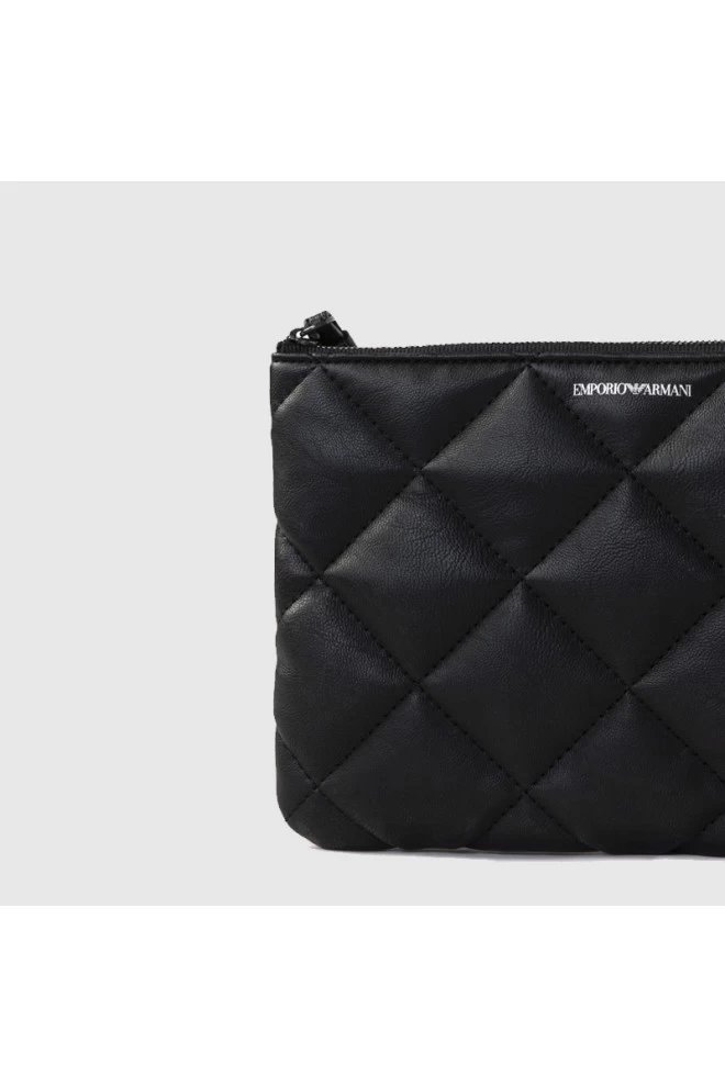 EMPORIO ARMANI Black quilted women's sachet