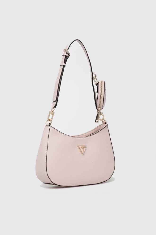 GUESS Pink shoulder bag with wallet