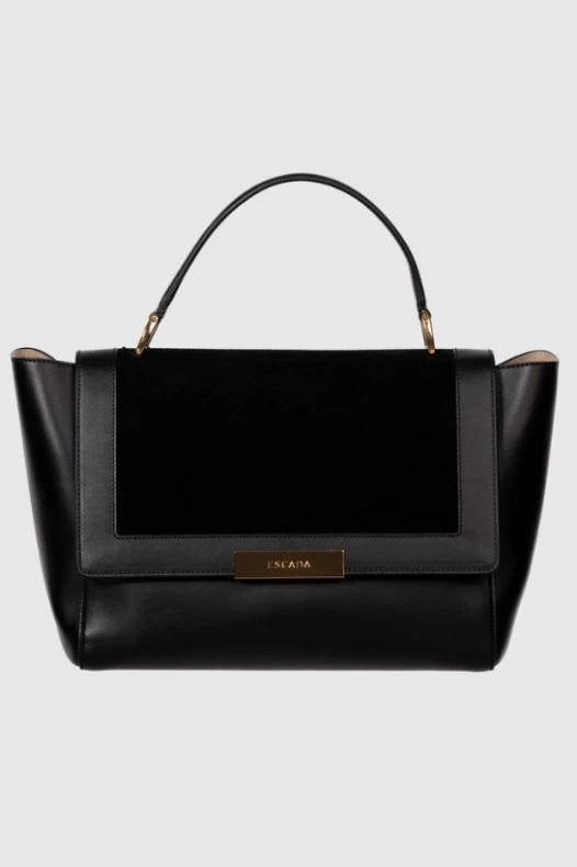 ESCADA Leather Handbag Black